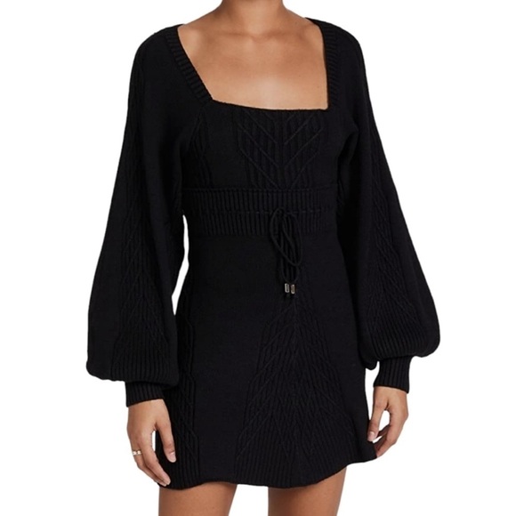 Free People Emmaline Balloon Sleeve Sweater Dress - Picture 5 of 10